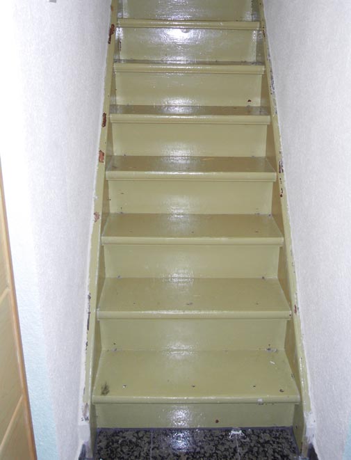 Treppensanierung einer Treppe aus Stein