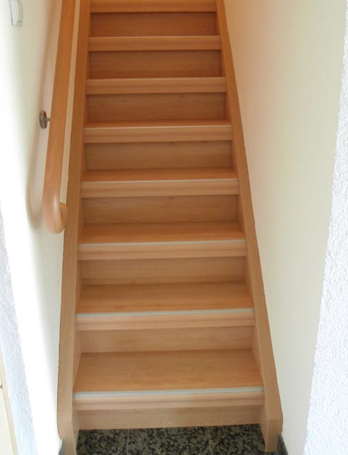 Treppensanierung einer Treppe aus Stein nach Sanierung