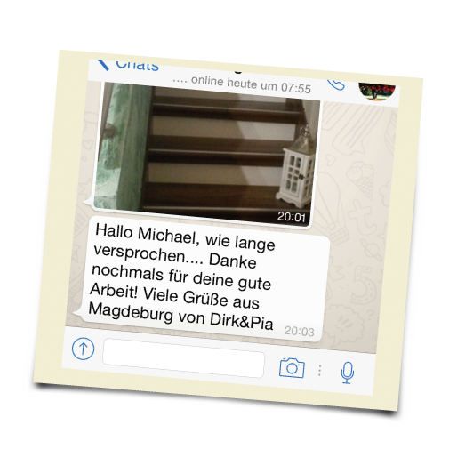 Treppensanierung, Qualitaet, Kundenmeinung, Erfahrung